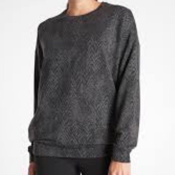 Athleta Tops - ATHLETA Studio to Street Pullover Sweatshirt Splatter Print